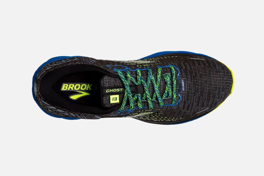 Brooks Ghost 13 Road Löparskor Herr - Svarta/Blå - 6052-ROKAC